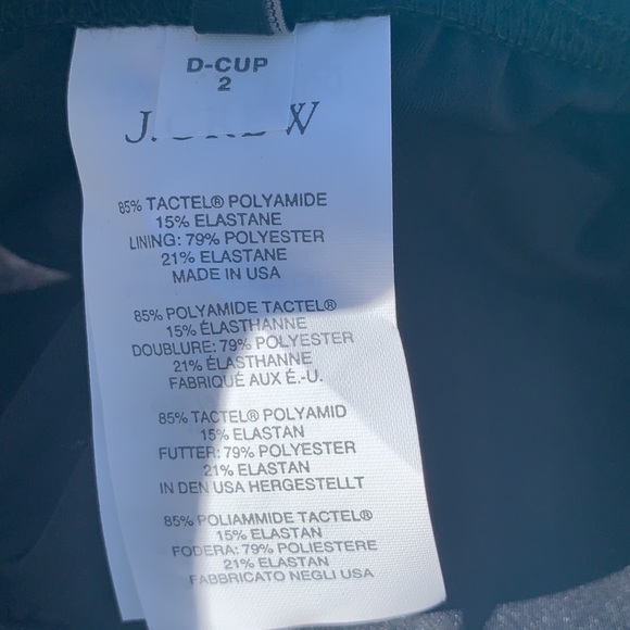 🆕 j crew Ruched bandeau one-piece swimsuit size 2 d cup - Picture 4 of 7